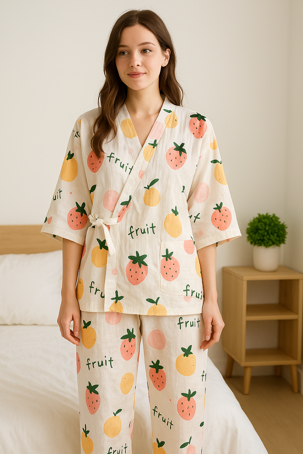 Pyjama Kimono Coton