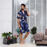 Ensemble Kimono Homme Pyjama Bleu