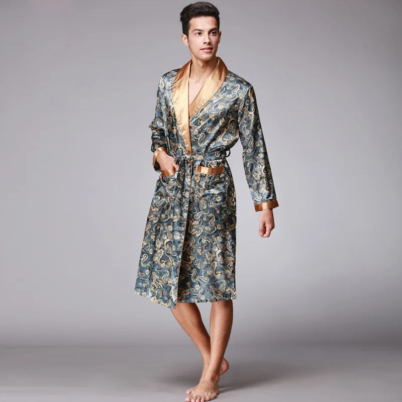 Kimono Homme Soyeux Sexy