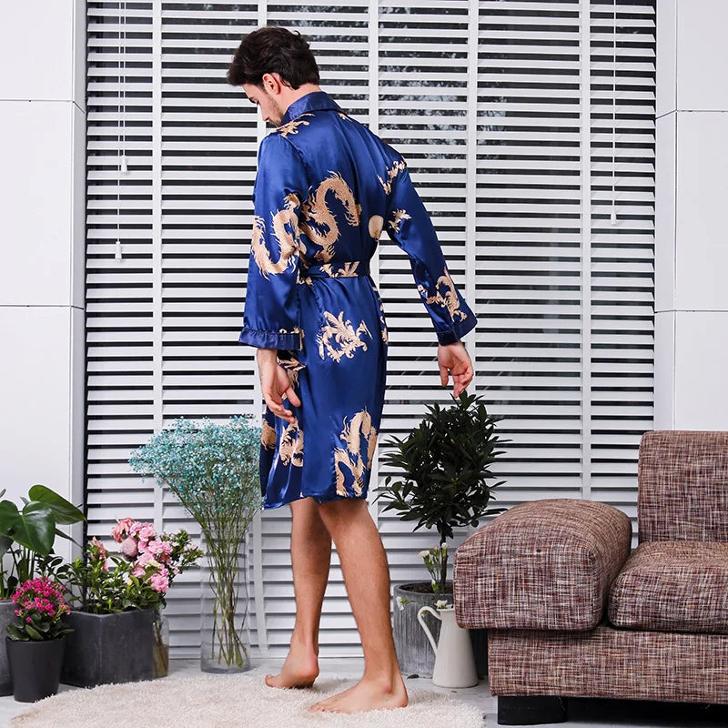 Ensemble Kimono Homme Pyjama Satiné