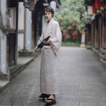 Kimono Japonais Homme Blanc