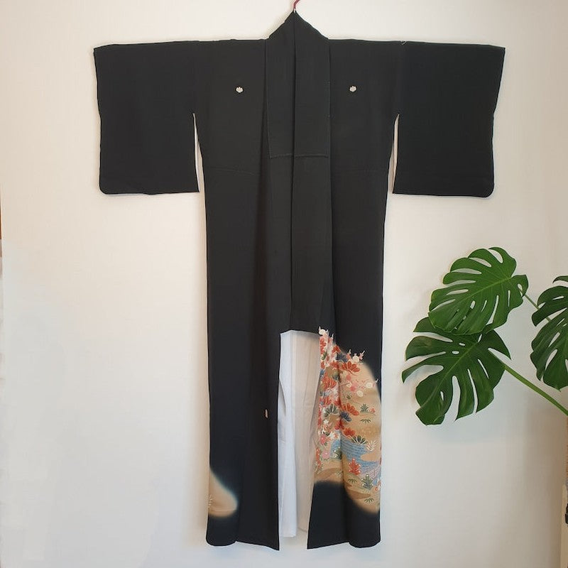 Kimono Japonais en Soie Femme