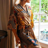 Kimono Long en Soie Femme