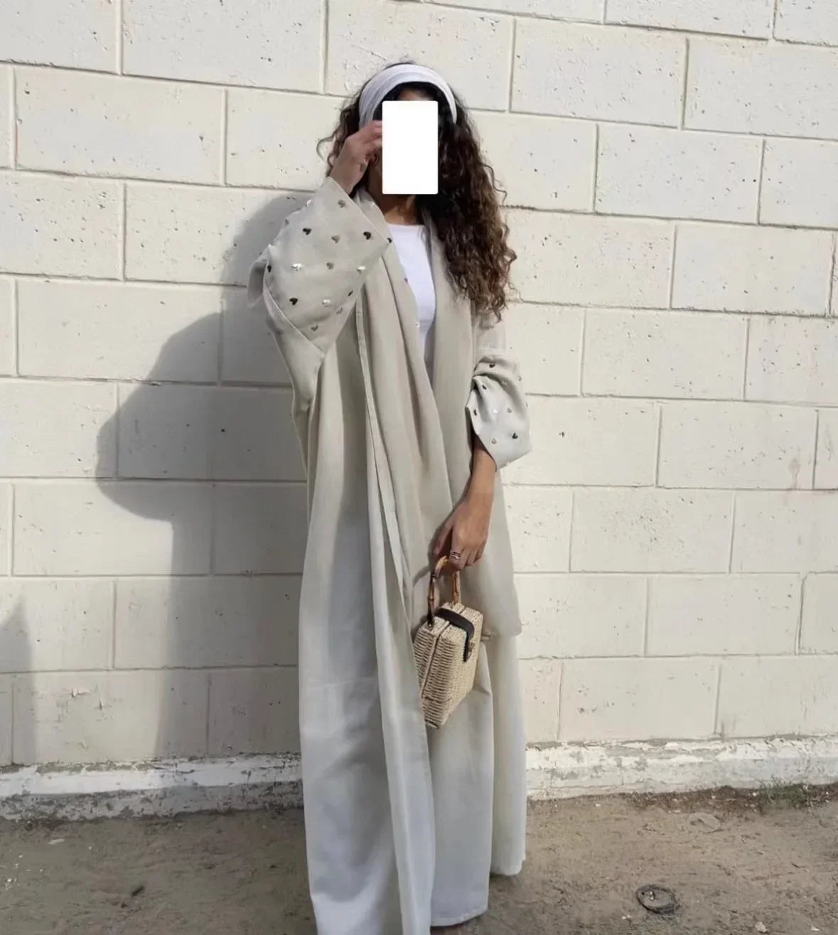 Kimono_Abaya_Beige_en_Lin long