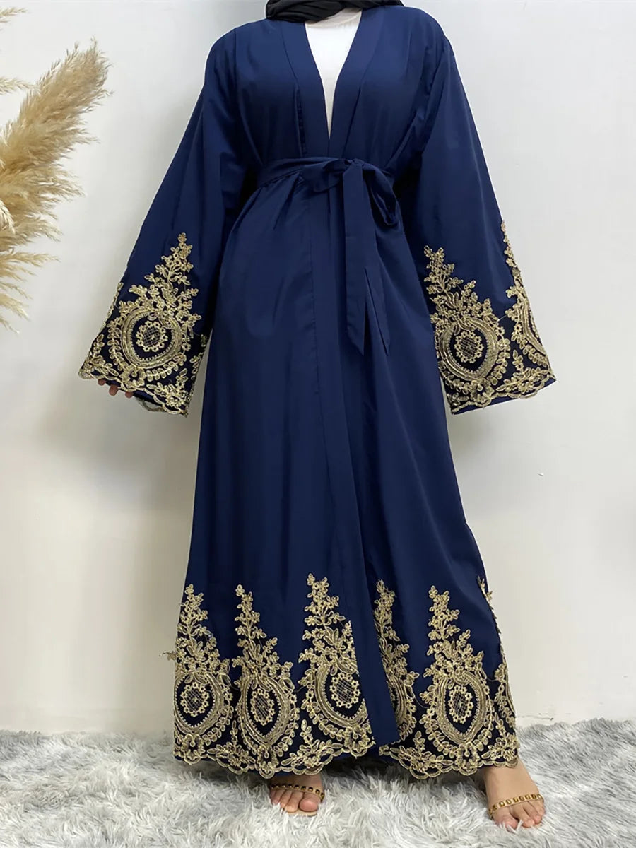 Kimono Abaya Bleu de Luxe