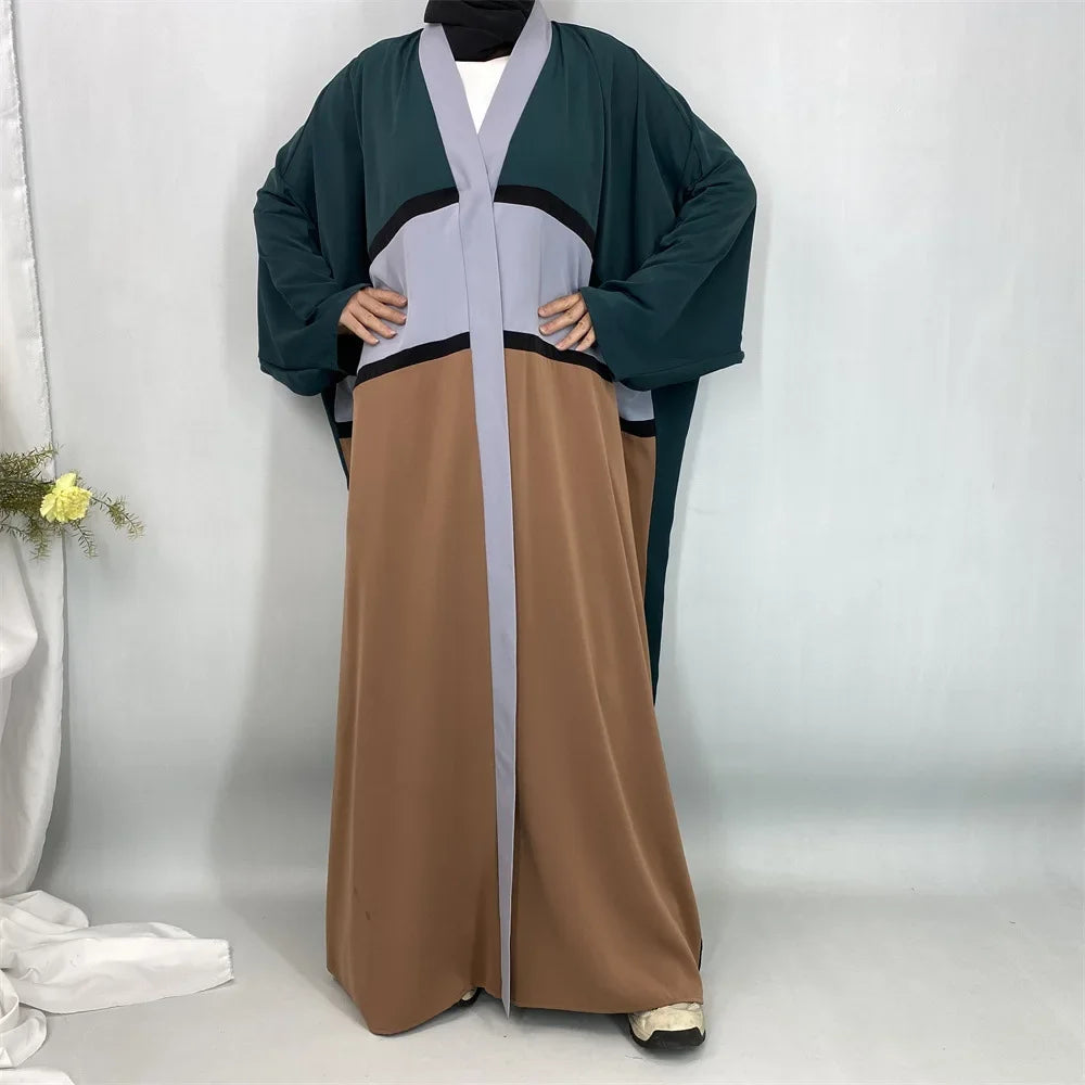 Kimono Abaya Décontracté Patchwork