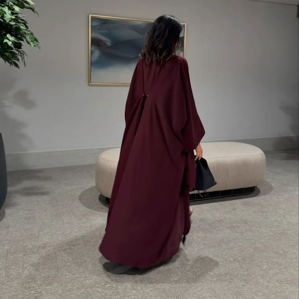 Kimono Abaya à Lacet Ample
