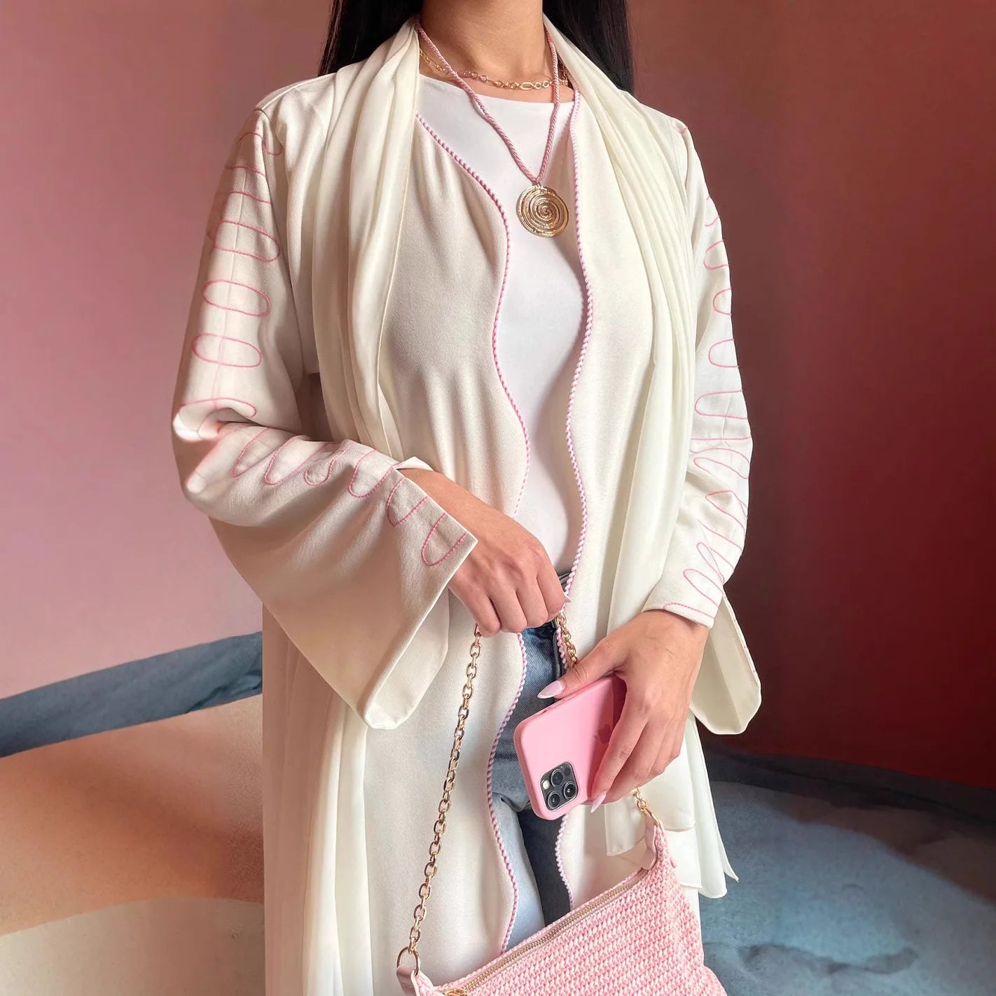 Kimono Abaya Luxe Brodé chic