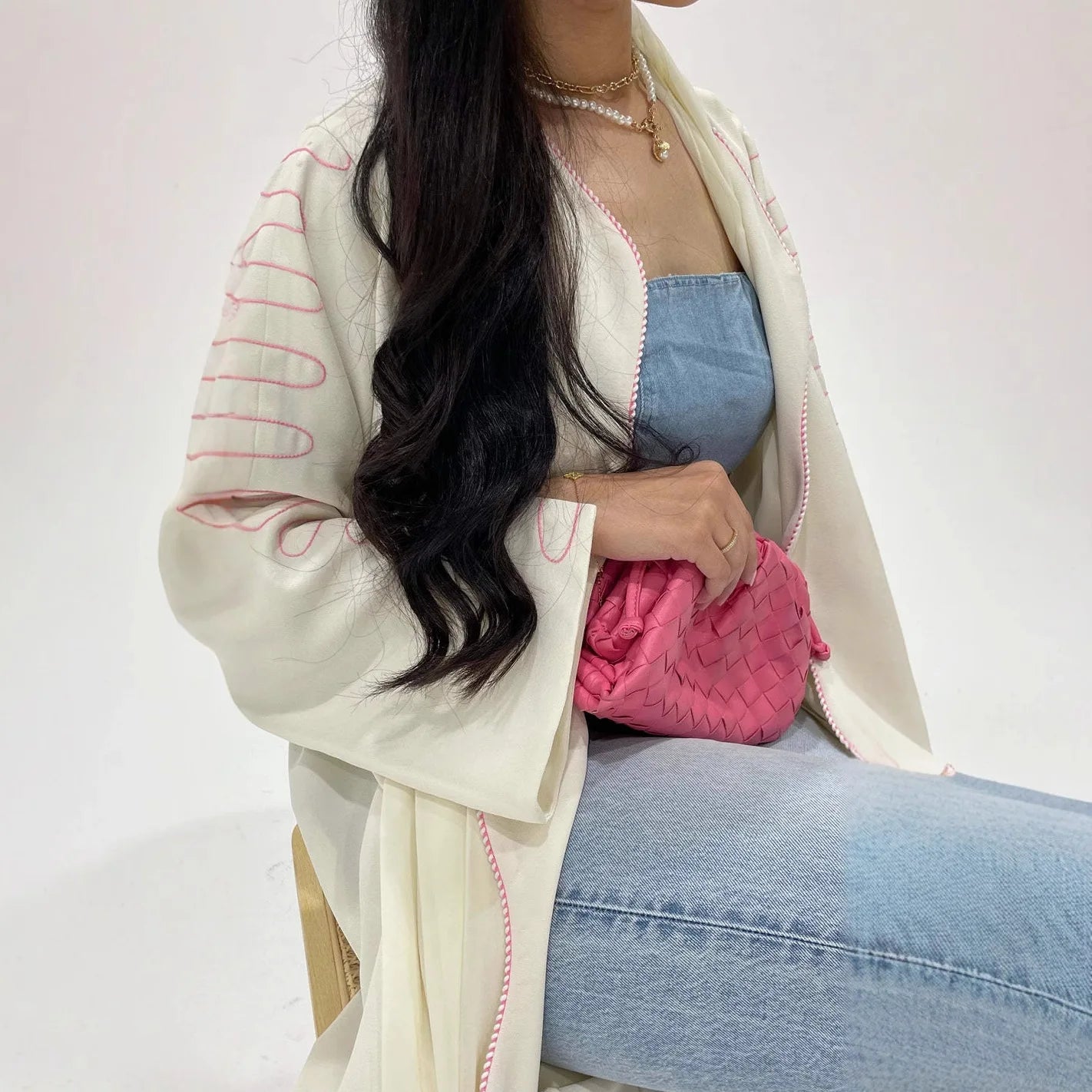 Kimono Abaya Luxe Brodé stylé