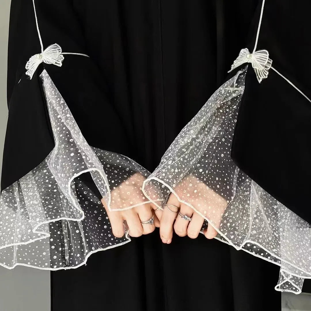 Kimono Abaya Manches en Dentelles stylé