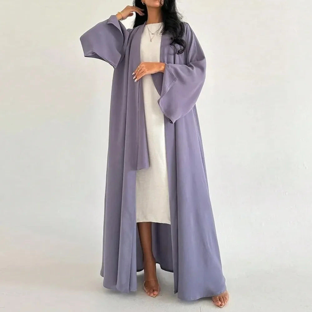 Kimono Abaya Mauve Raffinée