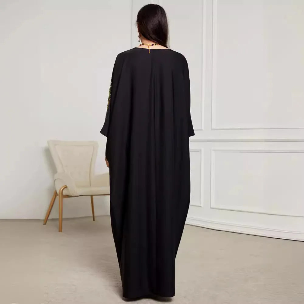 Kimono Abaya Noir Raffiné léger