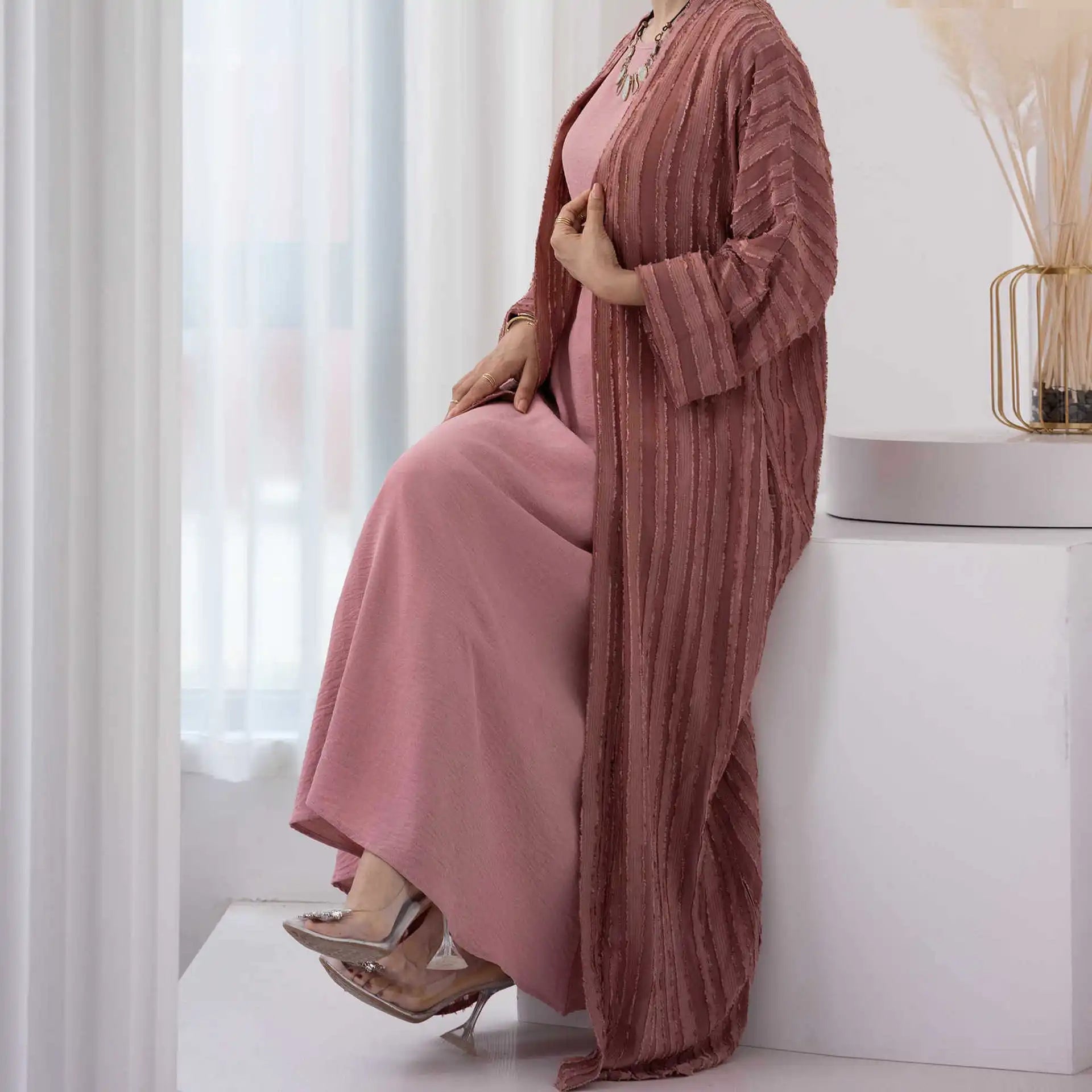 Kimono Abaya Rose Stylé