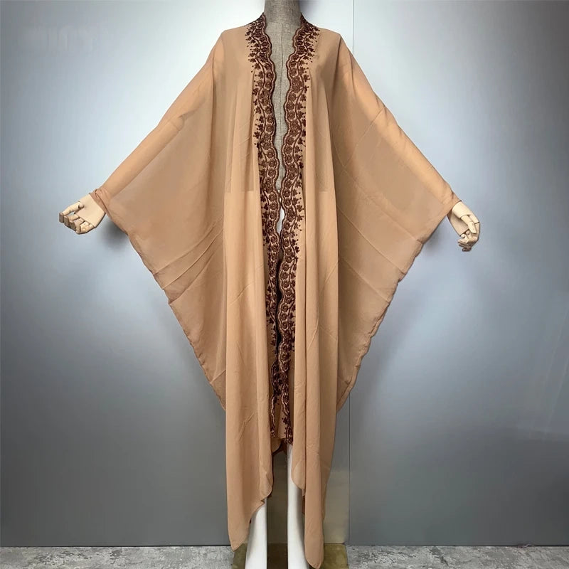Kimono Abaya en Mousseline Chic stylé