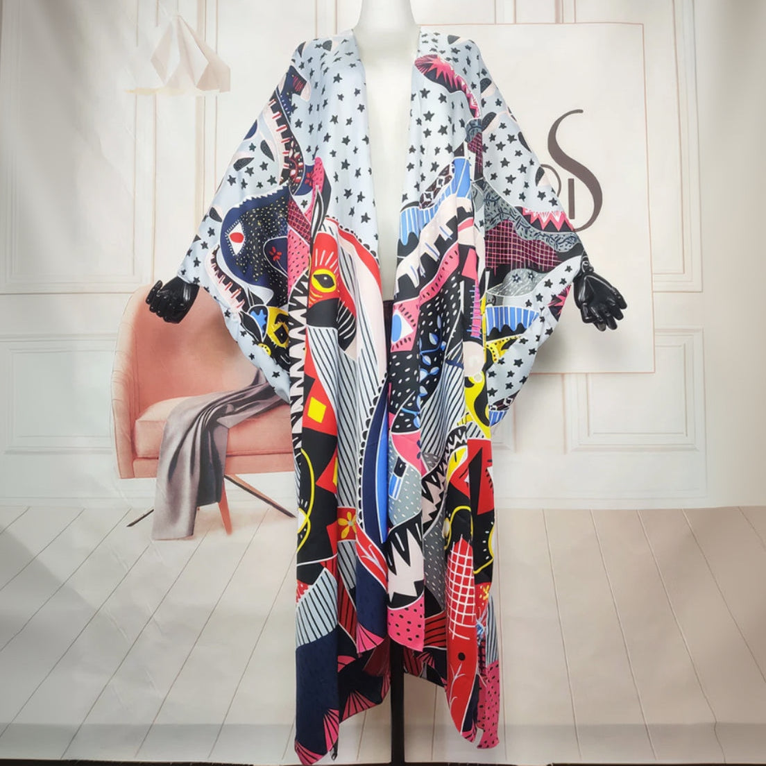 Kimono Bohème Multicolore Design Stylé