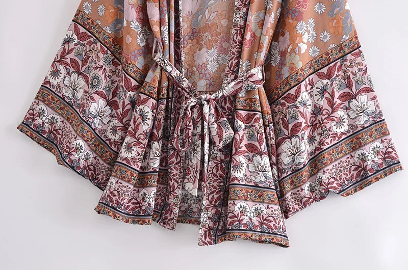 Kimono De Plage Bohème Chic Femme unique
