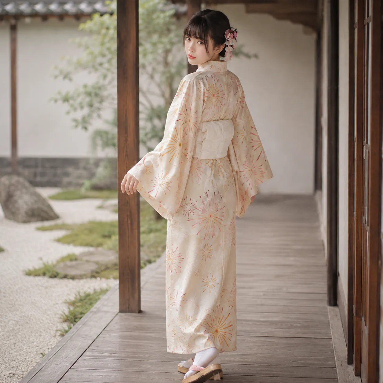 Kimono Femme Japonais Satin