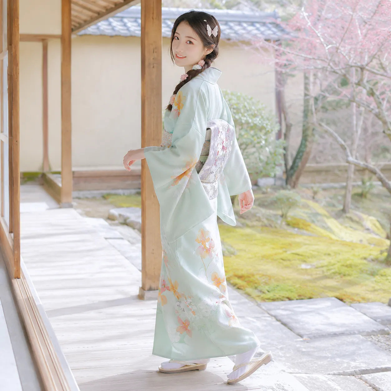 Kimono Japonais Eclatant Stylé