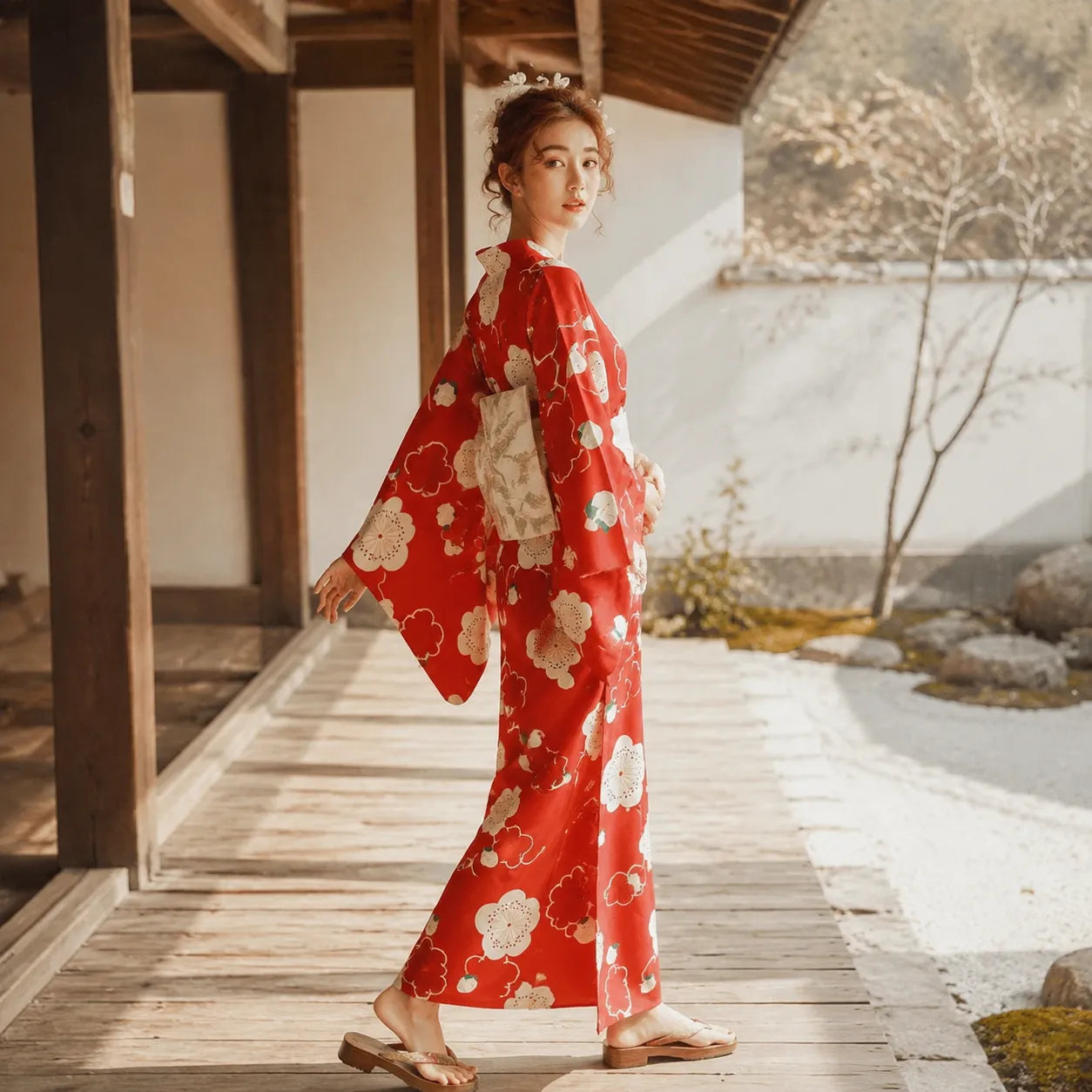 Kimono Japonais Femme Traditionnel Design