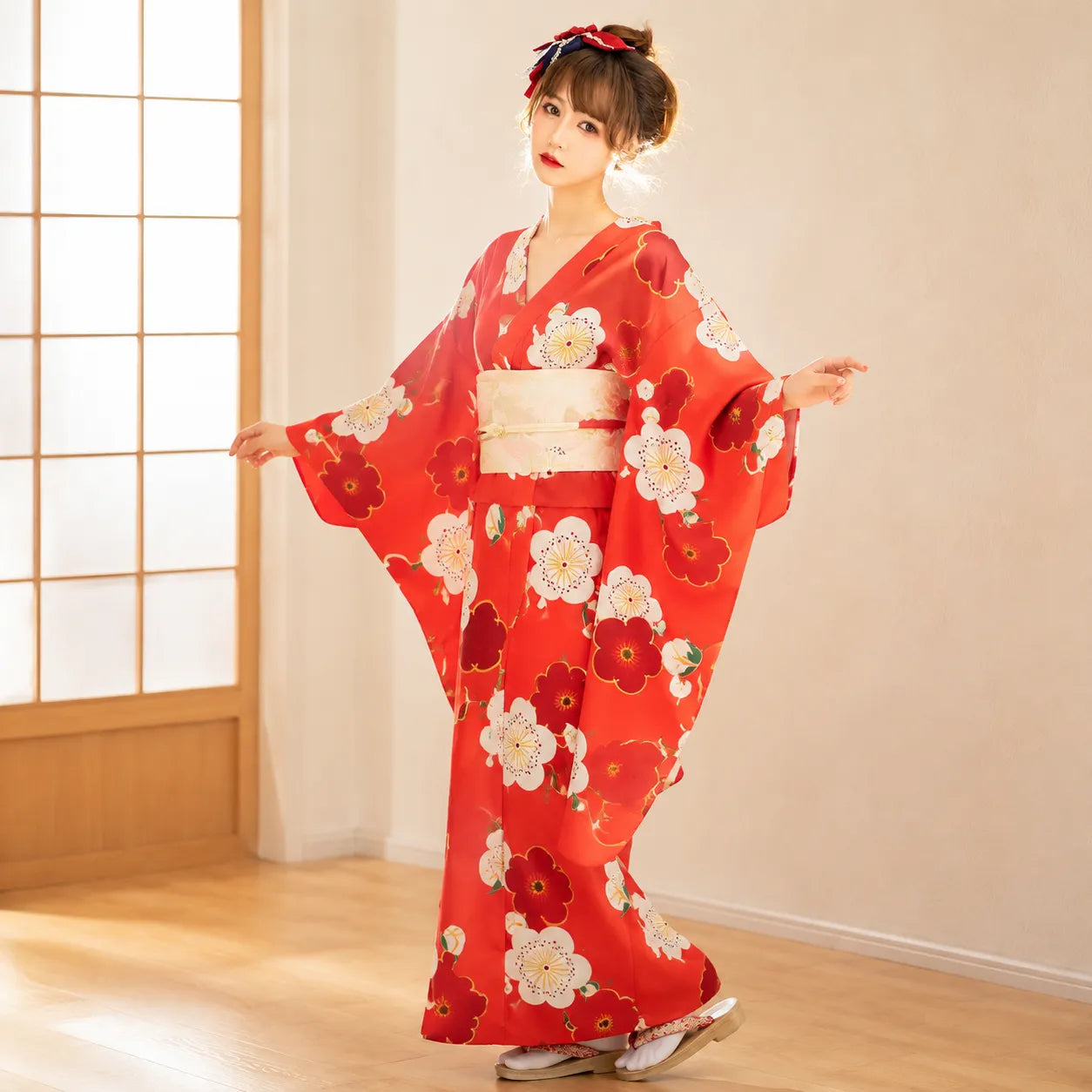 Kimono Japonais Femme de Cérémonie