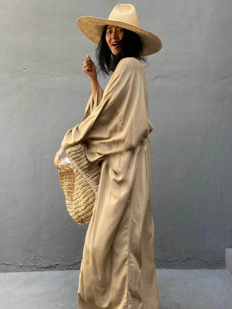Kimono Long Beige long
