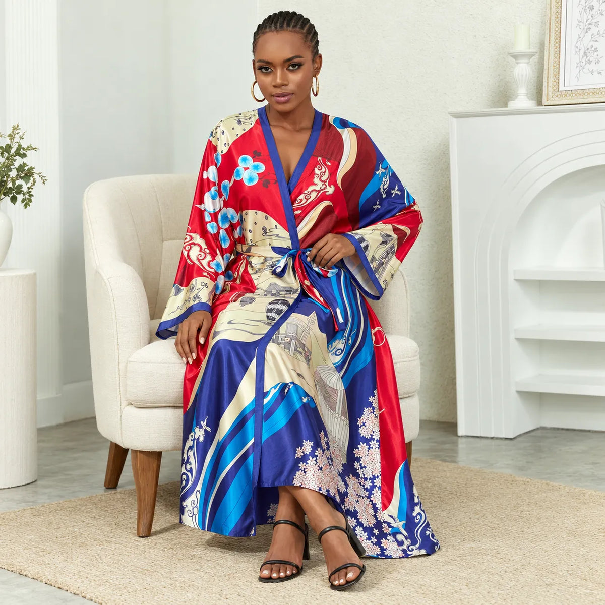 Kimono Pyjama Satin
