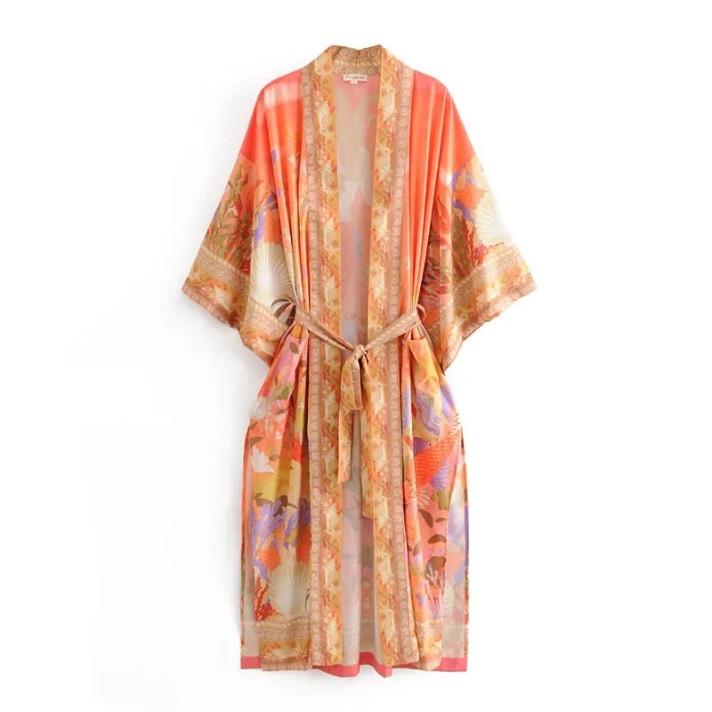 Kimono de Plage Boho Ample Léger