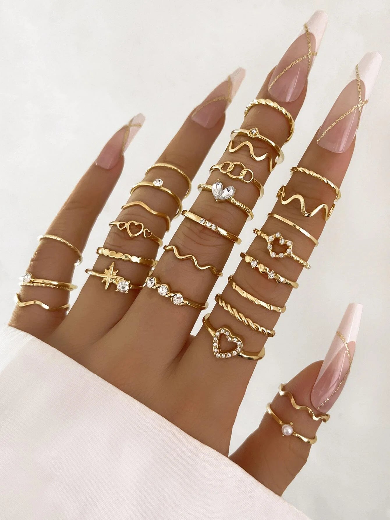 Lot de 28 Bagues Epurées