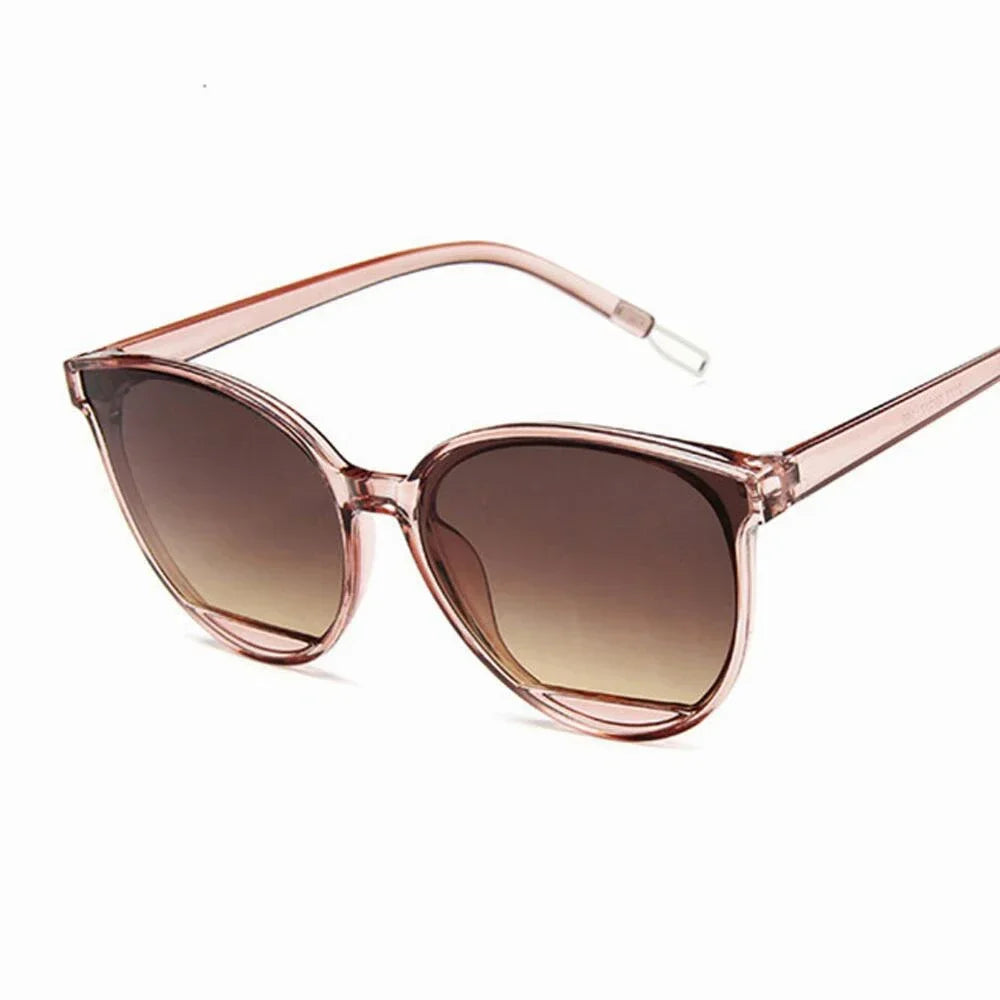 Lunettes de Soleil Femme Rétro Marron