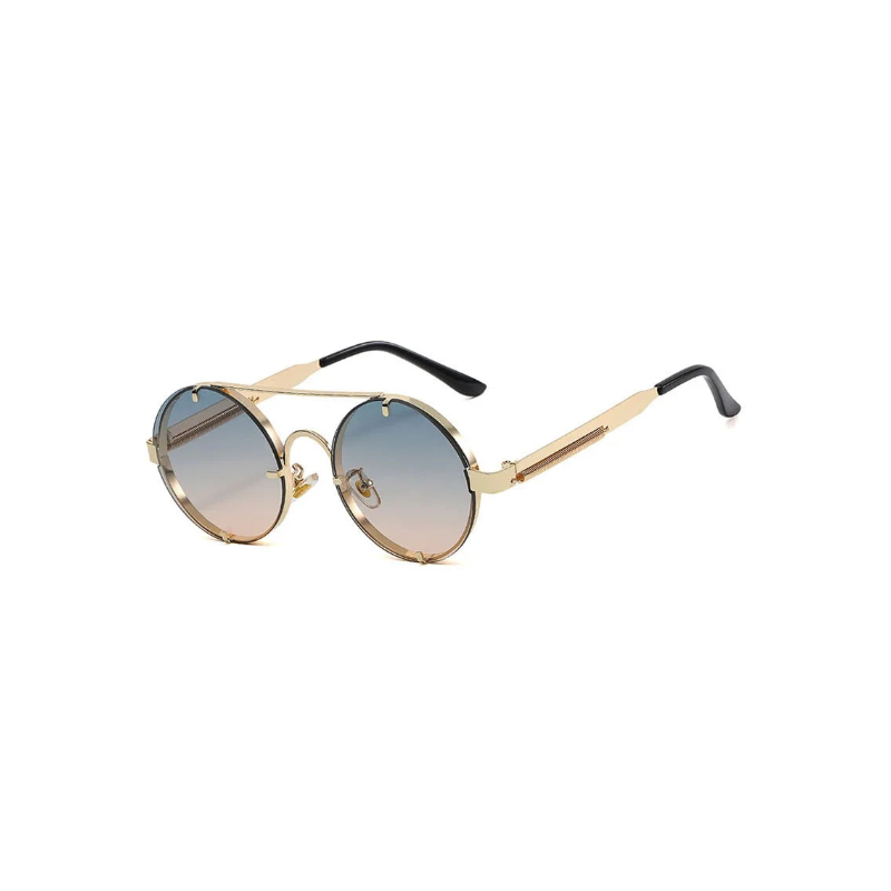 Lunettes de Soleil Rondes Vintage Design 