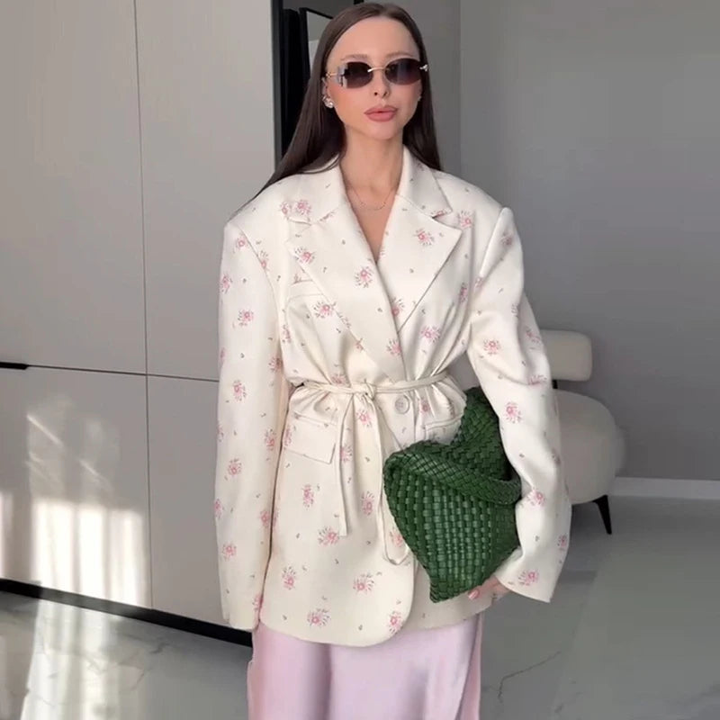 Manteau Style Kimono Floral