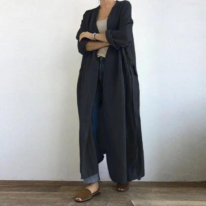 Manteau Été Long Style Kimono
