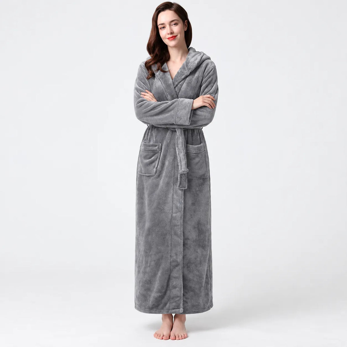 Peignoir Eponge Velours Femme