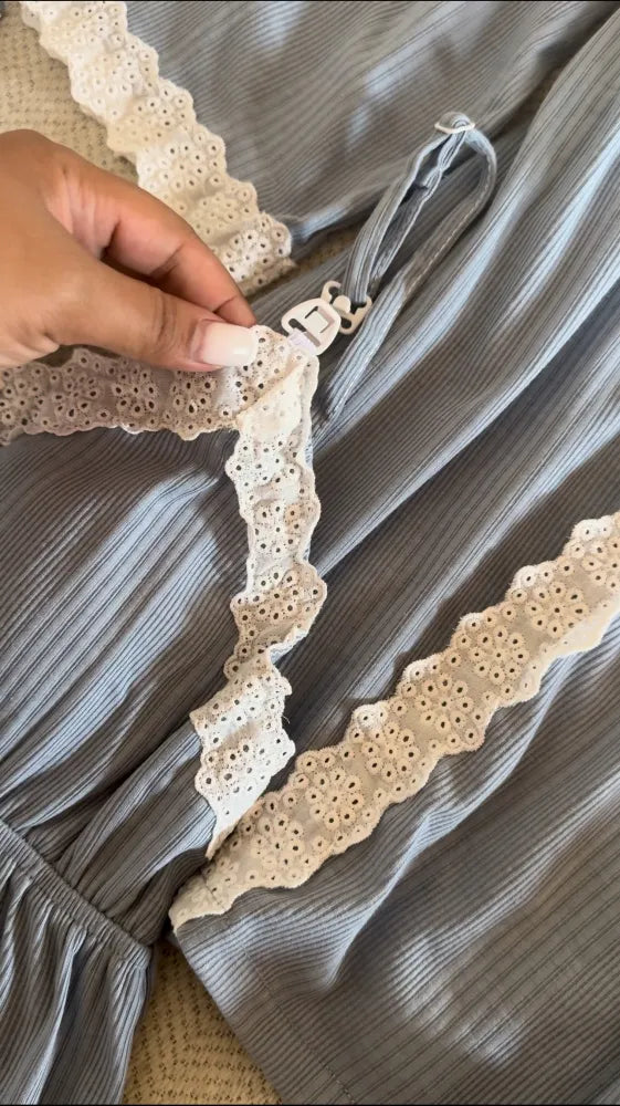 Pyjama 3 Pièces Veste Kimono Doux