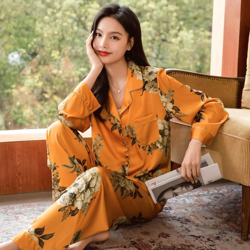 Pyjama Femme Orange Léger