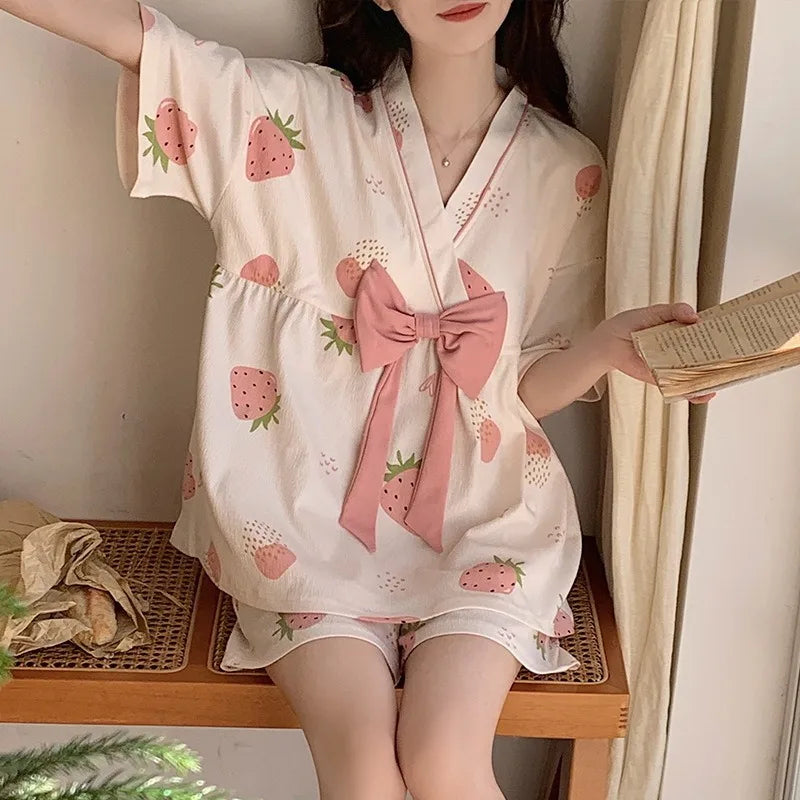 Pyjama Kimono d’Été Léger Design