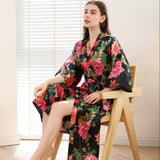 Robe de Chambre Kimono Fleuri