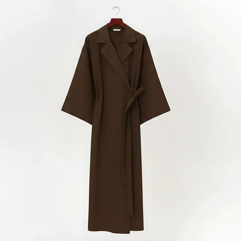 Robe Kimono Brune élégante