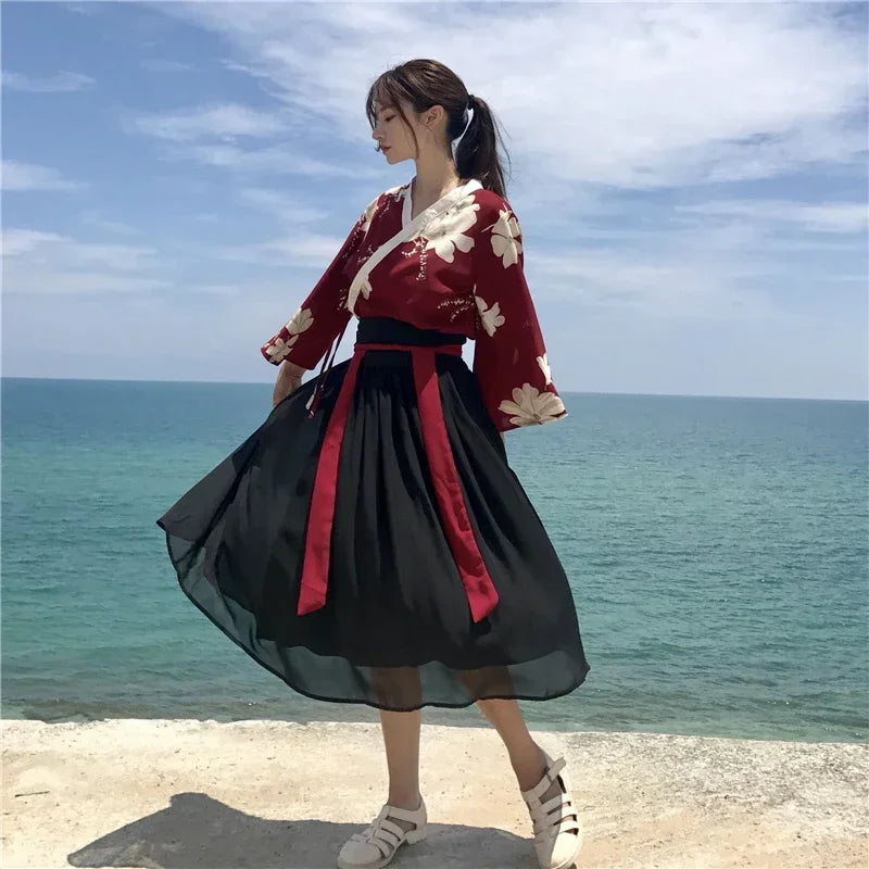 Robe Kimono Japonaise Courte