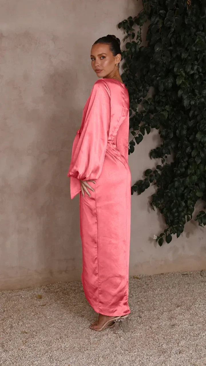 Robe Kimono Satinée Chic élégante