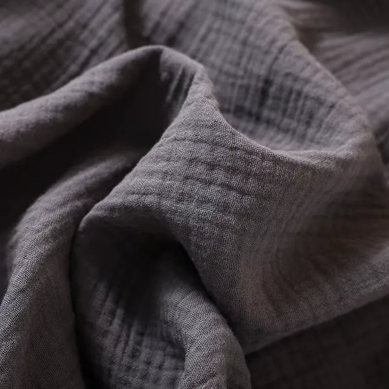 Robe Kimono d’Été Léger Gris Foncé