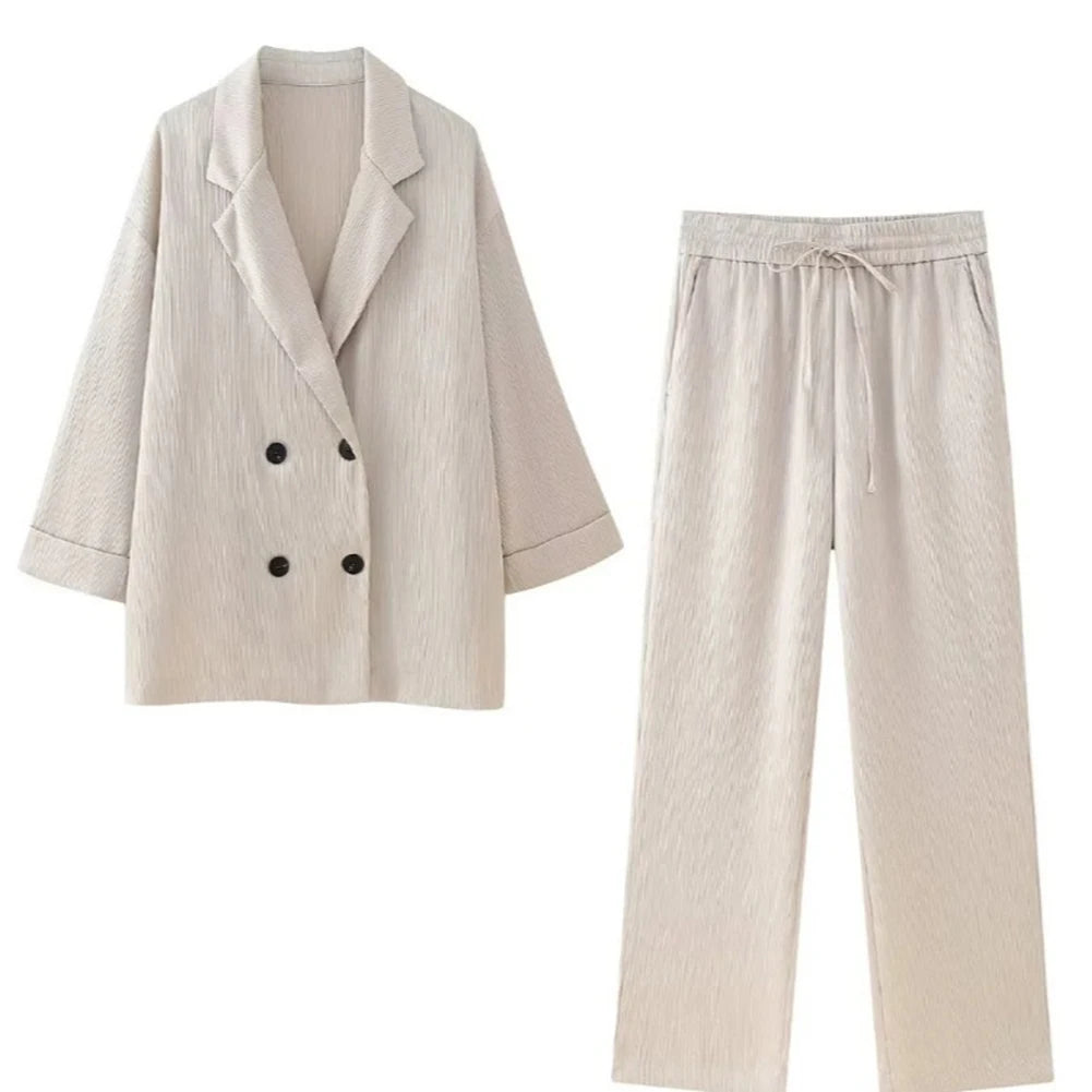 Ensemble Kimono Beige Chic Devant