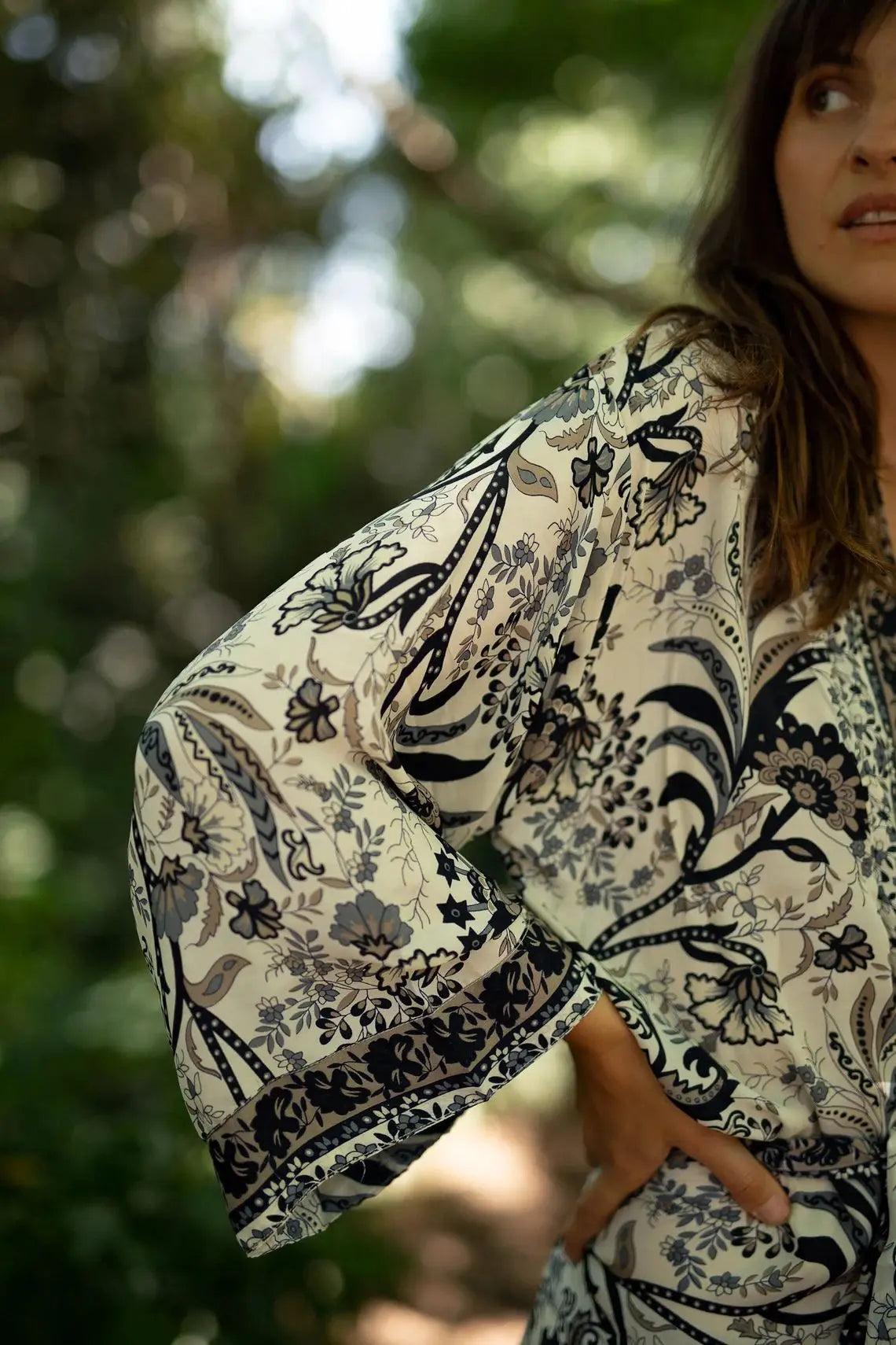 Robe Kimono Soie Stylé