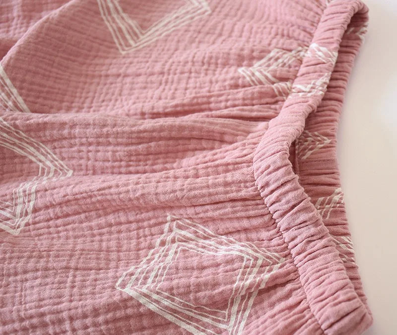 Pyjama Kimono en Coton Confortable élasticé