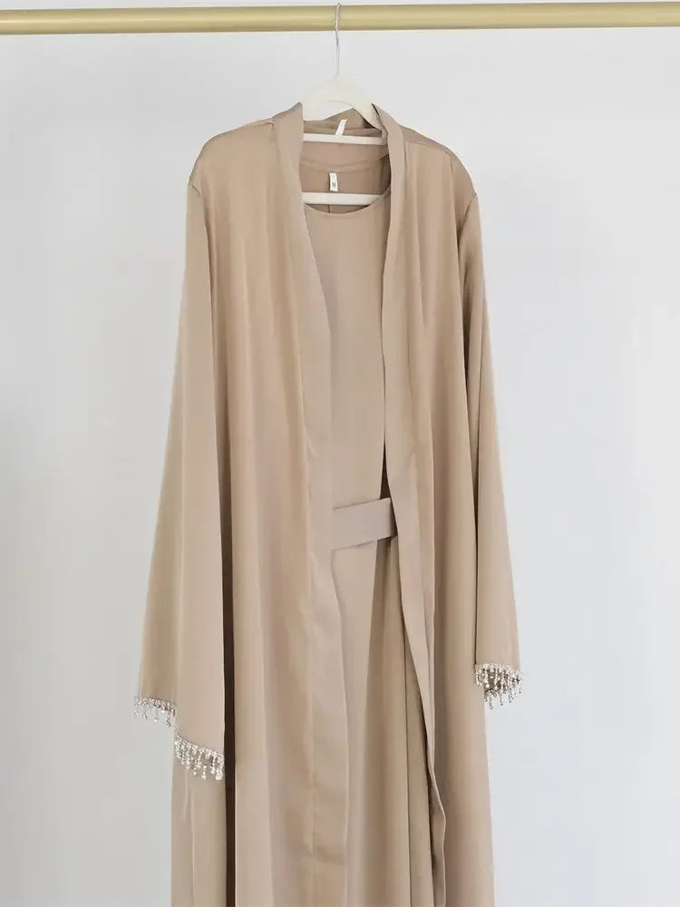 Kimono Abaya Elégant Beige