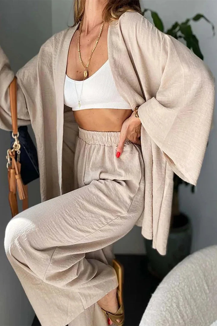 Ensemble Kimono d’Été Confortable Stylé
