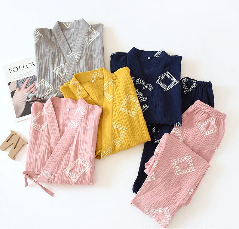 Pyjama Kimono en Coton Confortable de qualité