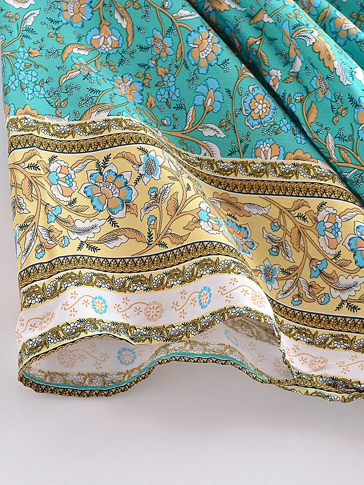 Kimono de Plage Court Boho tendance