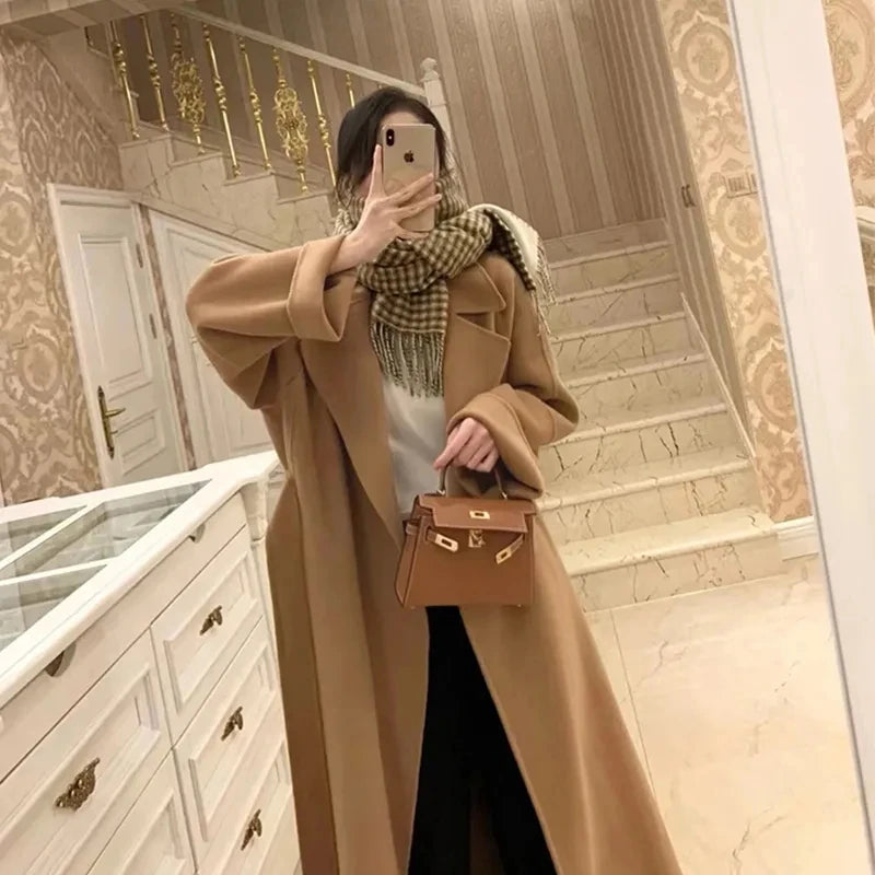Manteau Epais Camel