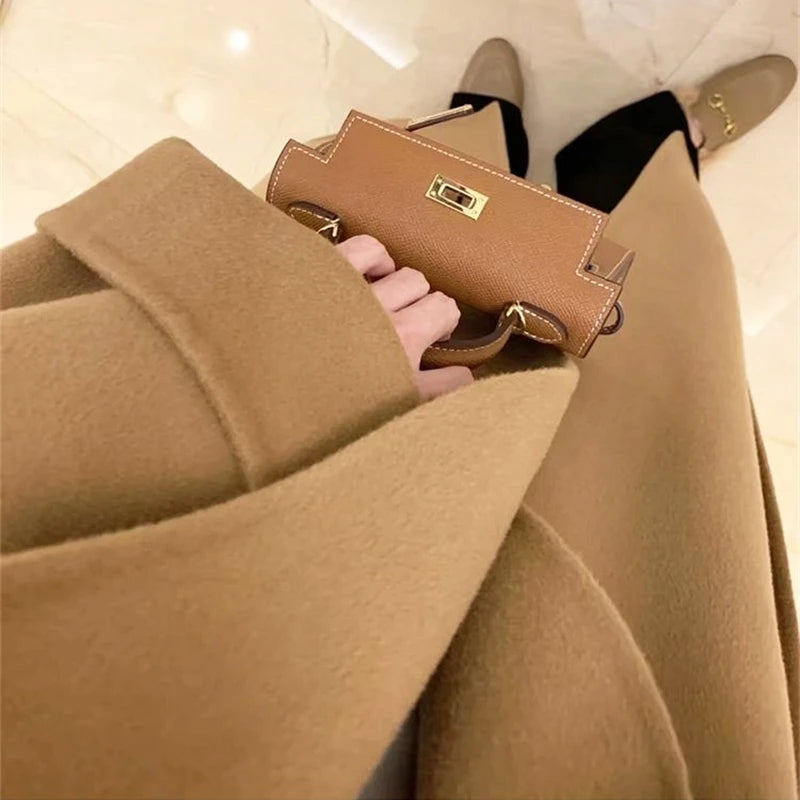 Manteau Epais Camel Chic